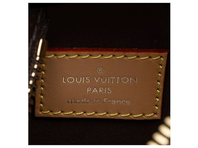 Borsa a tracolla Louis Vuitton Monogram Canvas Side Trunk PM Marrone - vista 7