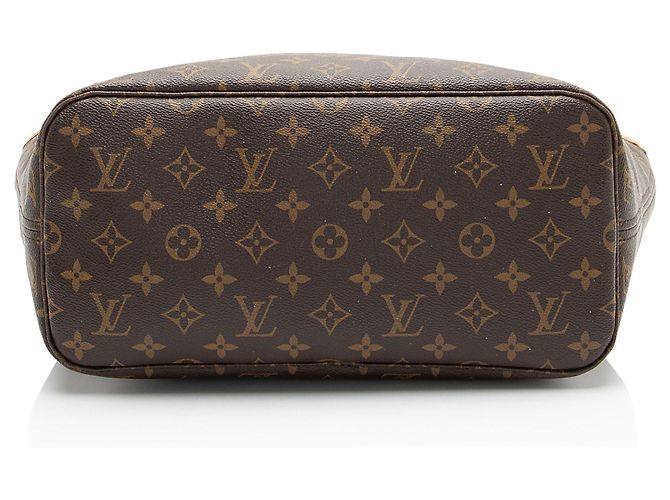 Tote Neverfull MM en canvas Monogram Louis Vuitton Castaño - vista 4