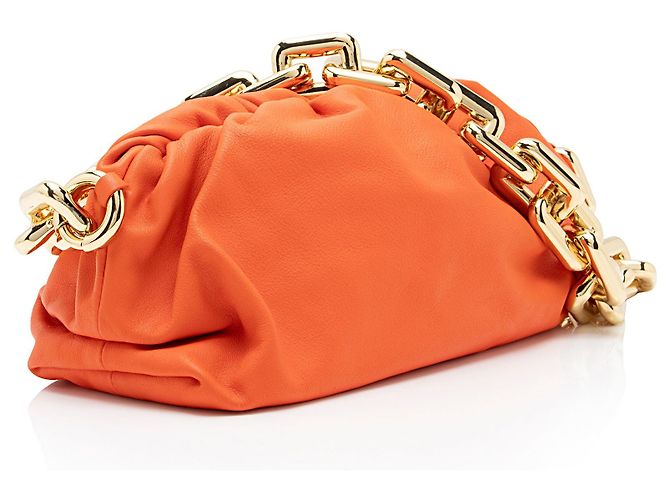 Pochette The Chain in pelle di vitello Bottega Veneta - vista 2