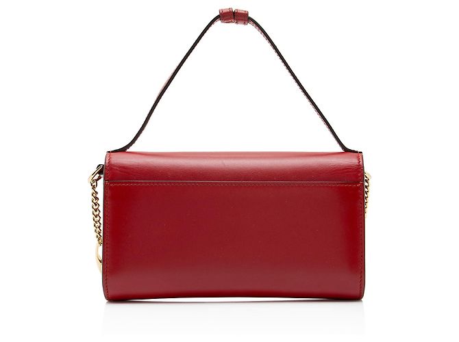Mini borsa Zumi in pelle Gucci Rosso - vista 3