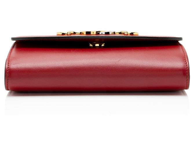 Mini borsa Zumi in pelle Gucci Rosso - vista 4