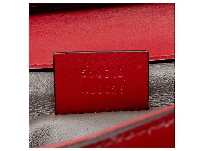 Mini borsa Zumi in pelle Gucci Rosso - vista 6