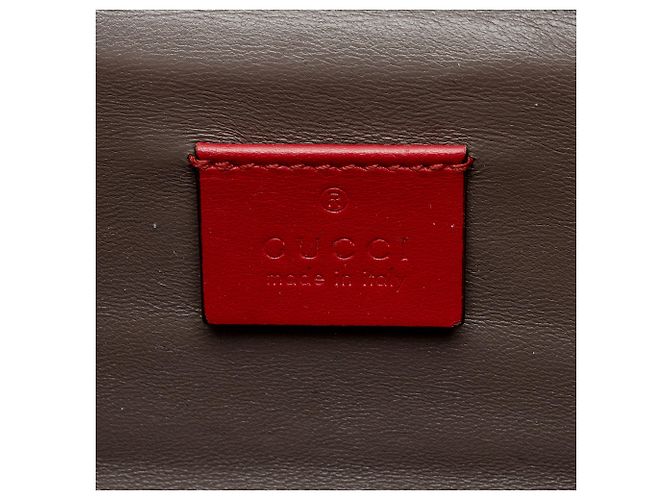 Mini borsa Zumi in pelle Gucci Rosso - vista 8