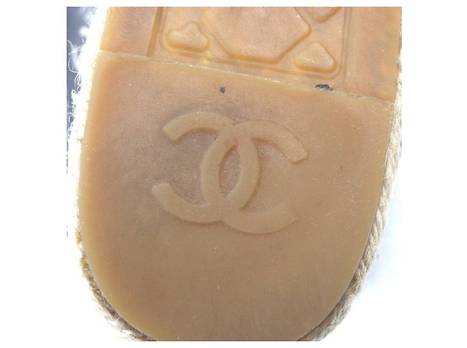 Timeless Espadrilles in mesh CHANEL COCO Mark Nero - vista 10