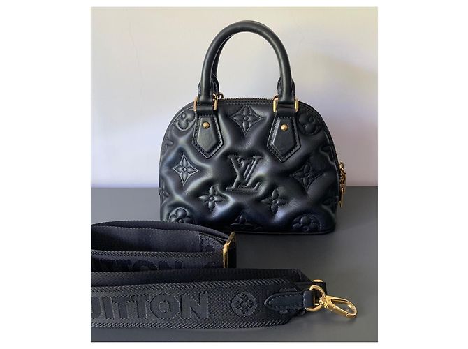 Louis Vuitton Alma BB Bubblegram Handtasche Schwarz - Ansicht 3