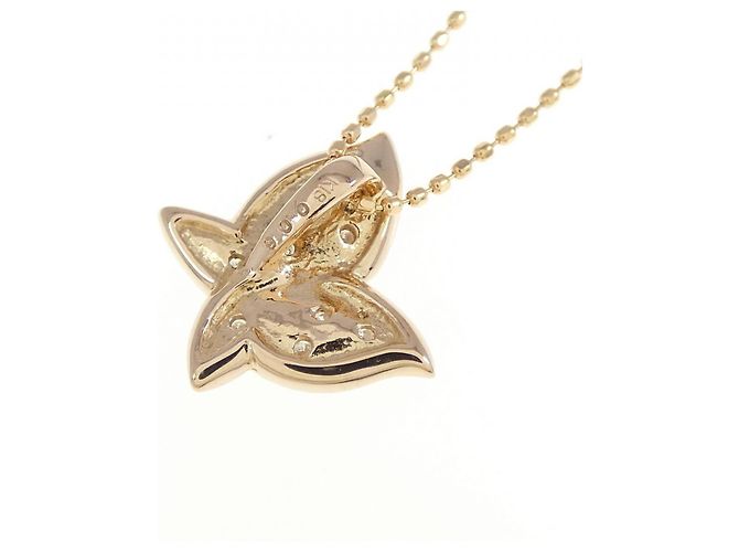 Autre Marque Collana Butterfly in Diamanti Au750 Rosa - vista 4
