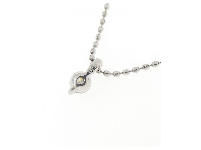 Autre Marque Collana con Diamanti Pt900 Pt850 Argento - vista 4