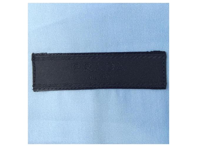 Camicia a maniche corte PRADA Blu Arancione - vista 4