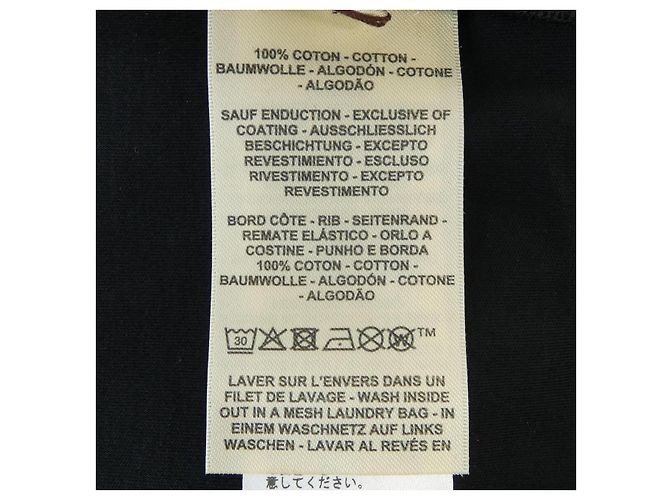 Hermès Hermes Cartouche Parfroid Baumwoll-T-Shirt Schwarz - Ansicht 3
