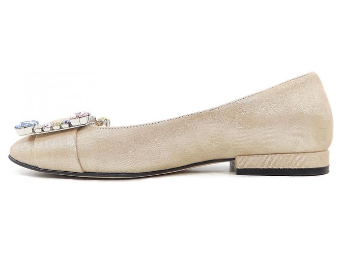 Autre Marque Scarpe basse Sergio Rossi Beige - vista 2