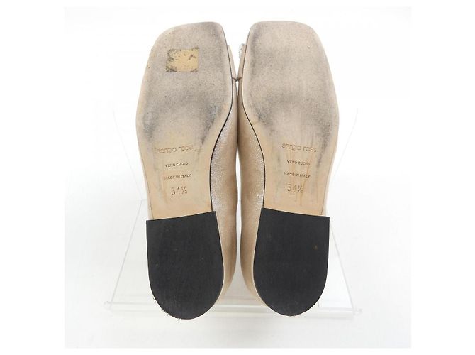 Autre Marque Scarpe basse Sergio Rossi Beige - vista 4