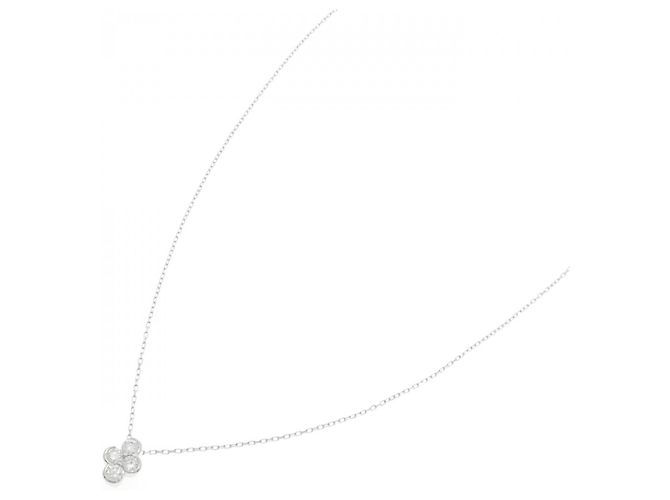 Autre Marque Collana in oro bianco e diamanti Au750 Argento - vista 2