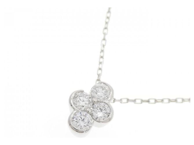 Autre Marque Collana in oro bianco e diamanti Au750 Argento - vista 3