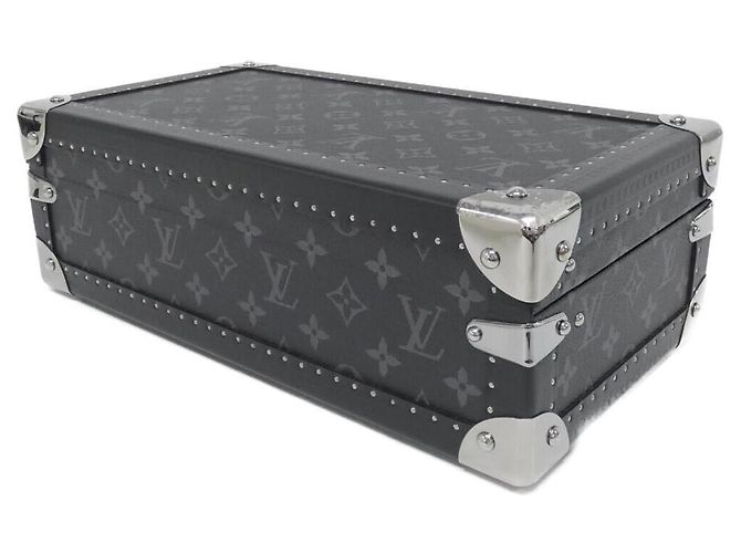 Louis Vuitton Monogram Eclipse Jewelry Case Black - view 2