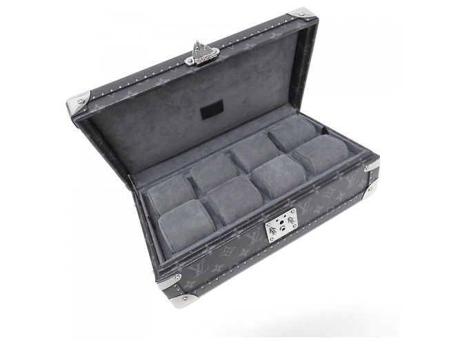 Louis Vuitton Monogram Eclipse Jewelry Case Black - view 4