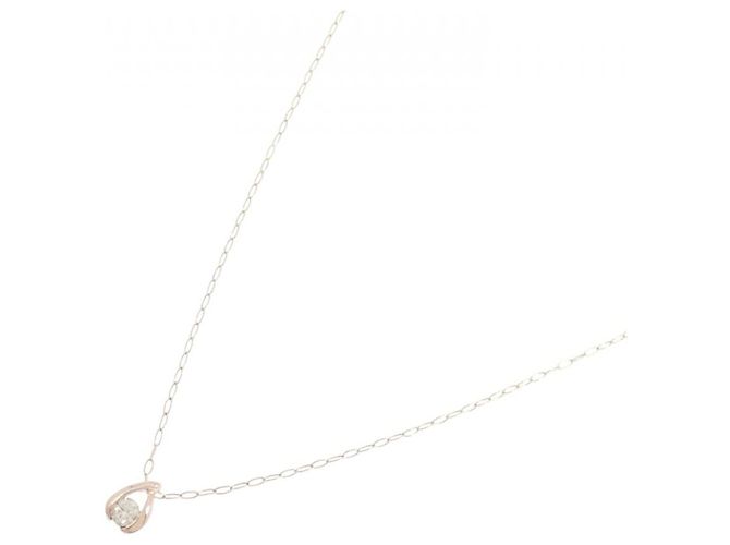 Autre Marque Collana in oro rosa K10 e diamanti - vista 2