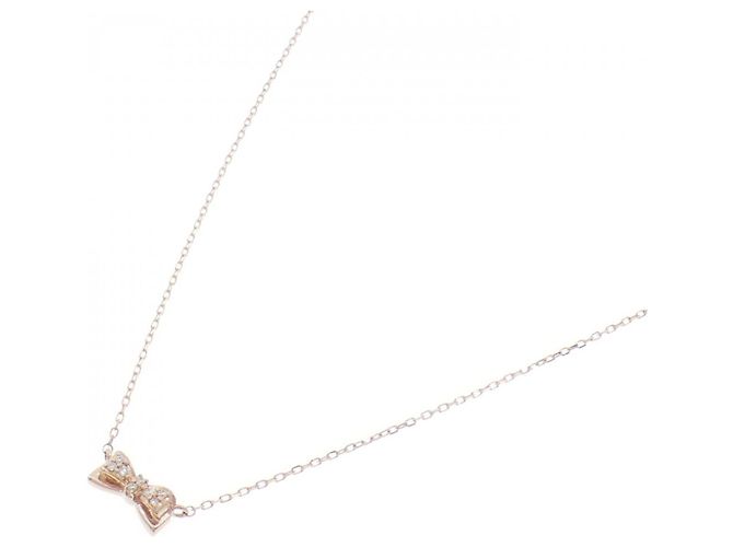 Autre Marque Collana Kumikyoku K10 Oro Rosa e Diamante D'oro - vista 2