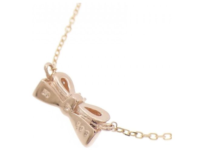 Autre Marque Collana Kumikyoku K10 Oro Rosa e Diamante D'oro - vista 4