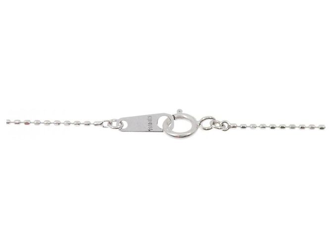 Autre Marque Collana a Cuore in Diamanti e Oro Bianco K10 Argento - vista 5