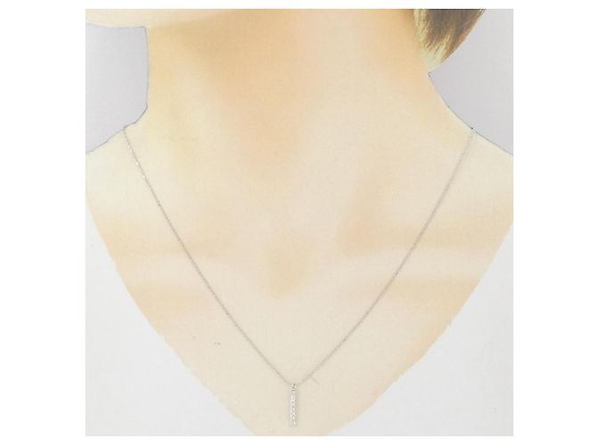 Autre Marque Collana con diamante Au750 Argento - vista 6