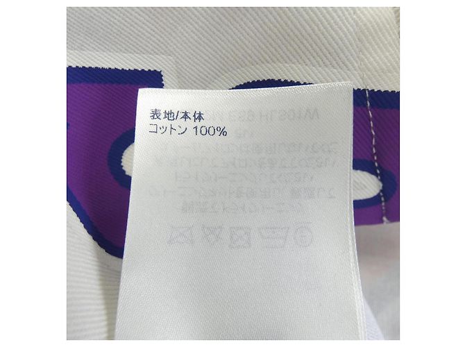 Camicia overshirt con lettere di basket NBA Louis Vuitton Bianco Rosso Blu - vista 3