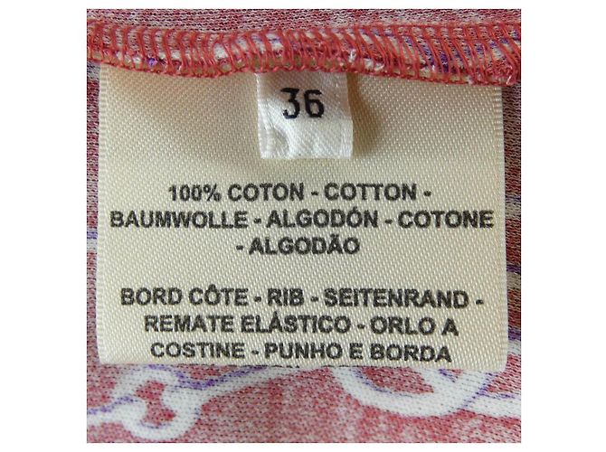 Hermès Camiseta de algodón Hermes CLIQUETIS Roja - vista 3