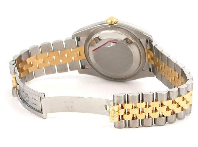 Rolex Datejust Edelstahl x Gelbgold Schwarz - Ansicht 7