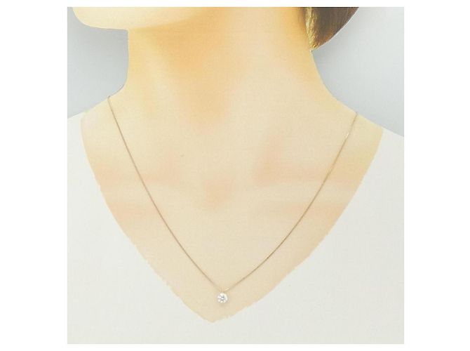 Autre Marque Collana in oro rosa Au750 e diamanti - vista 6