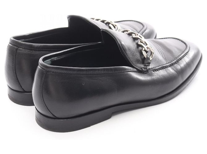 Mocassini in pelle Jimmy Choo Nero - vista 2