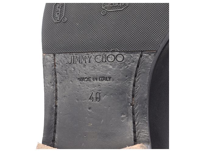 Mocassini in pelle Jimmy Choo Nero - vista 6