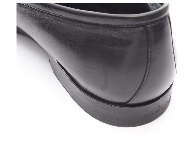 Mocassini in pelle Jimmy Choo Nero - vista 8