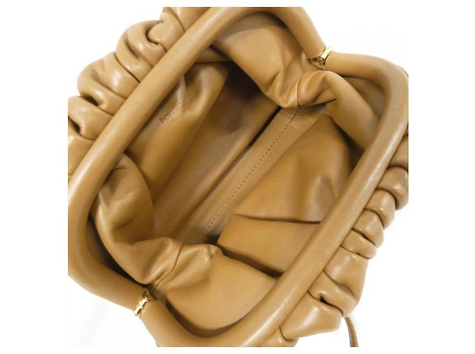 Borsa a tracolla in pelle di vitello Bottega Veneta Marrone - vista 7