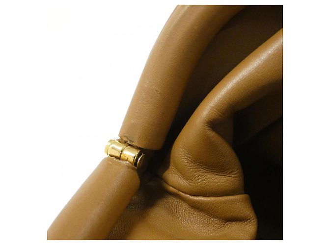 Borsa a tracolla in pelle di vitello Bottega Veneta Marrone - vista 8