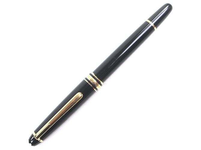Montblanc Meisterstück Au585 Füllfederhalter Schwarz - Ansicht 2