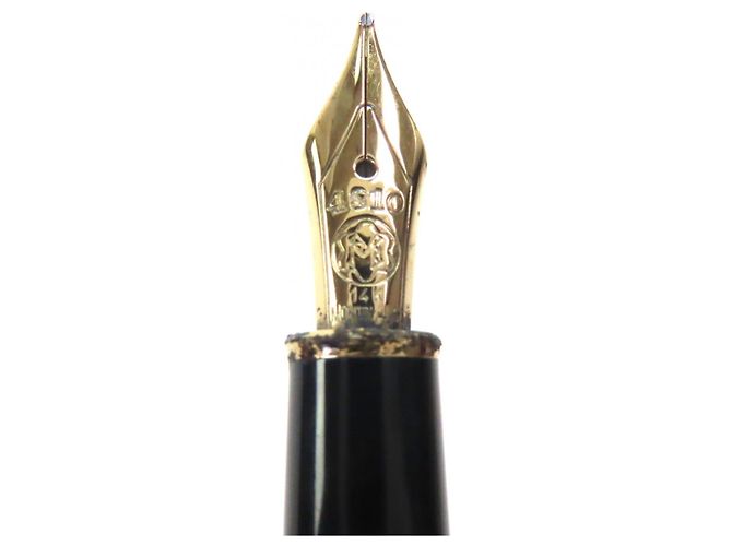 Montblanc Meisterstück Au585 Füllfederhalter Schwarz - Ansicht 5
