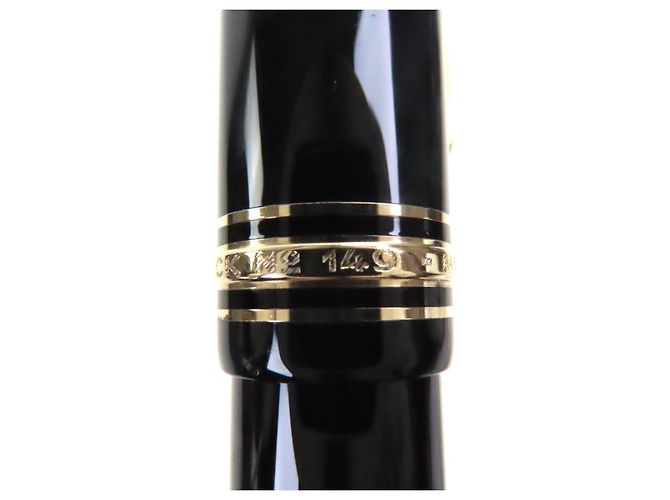Montblanc Meisterstück 14K Füllfederhalter Schwarz - Ansicht 10