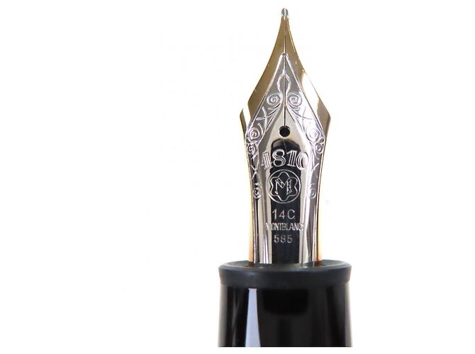 Montblanc Meisterstück 14K Füllfederhalter Schwarz - Ansicht 5