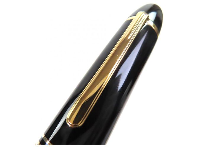 Montblanc Meisterstück 14K Füllfederhalter Schwarz - Ansicht 7