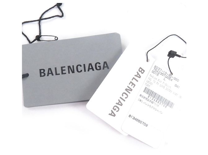 Camiseta Balenciaga VALENTINE de algodón Castaño - vista 11