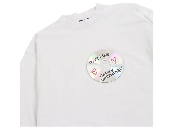 Camiseta Balenciaga VALENTINE de algodón Castaño - vista 2