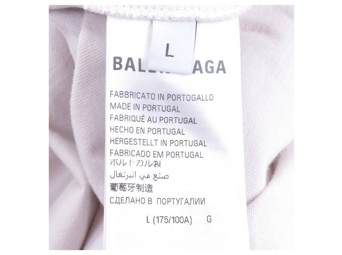 Camiseta Balenciaga VALENTINE de algodón Castaño - vista 6