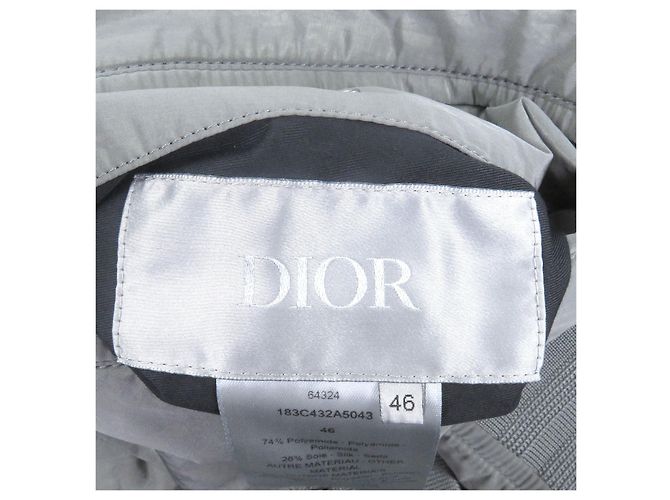 Chaqueta Bomber de Nylon Dior Oblique Castaño - vista 7