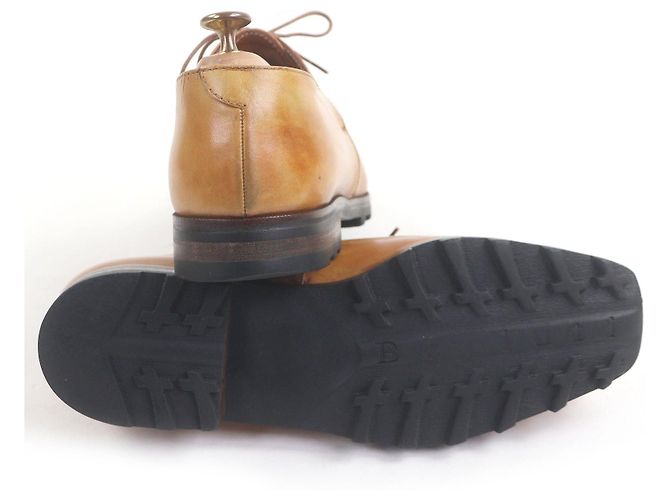 Autre Marque Scarpe stringate in pelle Berluti Ultima Olga Marrone Marrone chiaro - vista 4