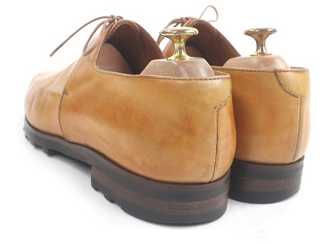 Autre Marque Scarpe stringate in pelle Berluti Ultima Olga Marrone Marrone chiaro - vista 5