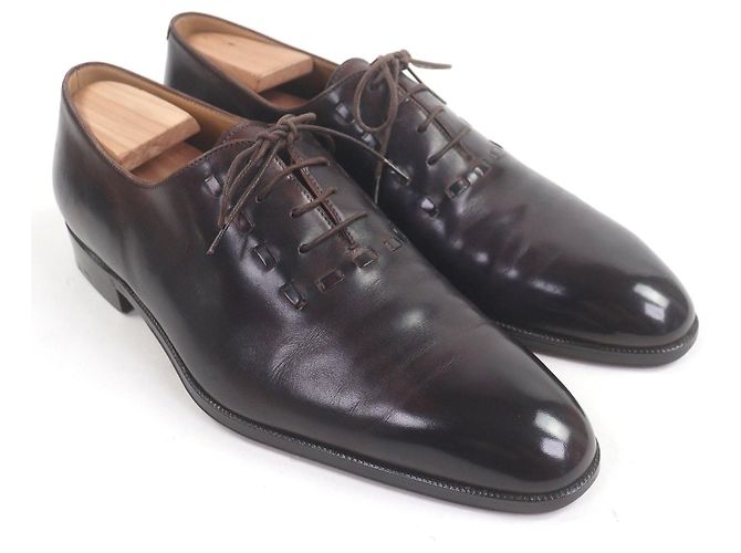 Autre Marque Scarpe stringate in pelle Berluti Lasso Olga Marrone - vista 2