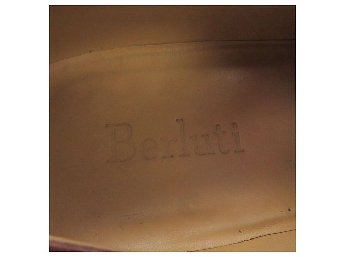 Autre Marque Scarpe stringate in pelle Berluti Lasso Olga Marrone - vista 6