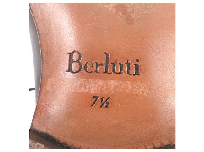 Autre Marque Scarpe stringate in pelle Berluti Lasso Olga Marrone - vista 7