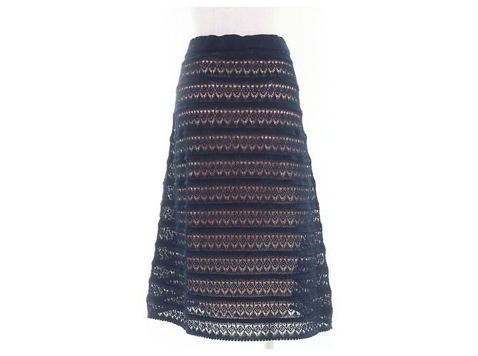 Gonna in cotone Gucci Blu - vista 3