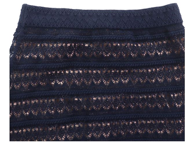 Gonna in cotone Gucci Blu - vista 4