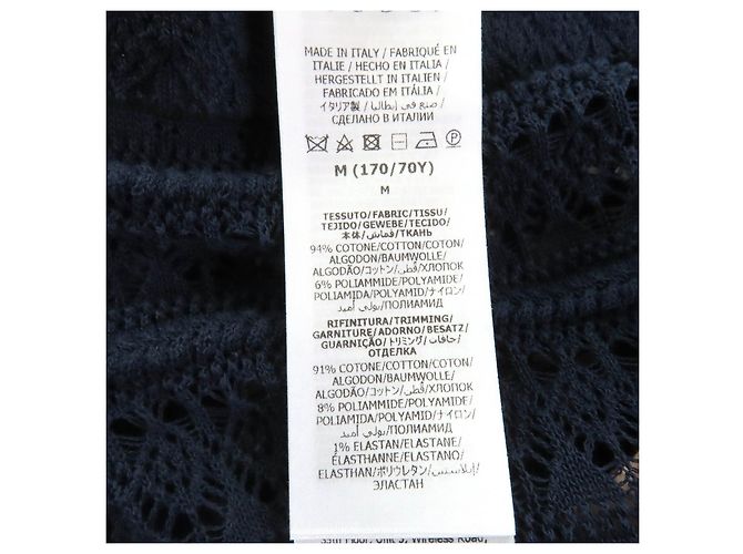 Gonna in cotone Gucci Blu - vista 8
